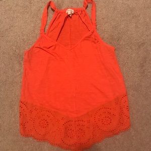 Anthropology Orange Tank